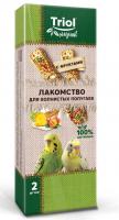 Лакомство Triol Original для волнистых попугаев с фруктами (уп.2шт.), 55г в зоомагазине Лепшы Сябар