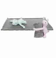 Набор TRIXIE подстилка + игрушка, плюш, 75 х 50 см в зоомагазине Лепшы Сябар