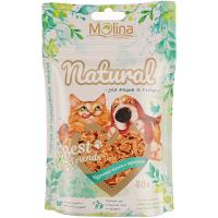 Molina BEST FRIENDS Чипсы из курицы и трески, 40 г в зоомагазине Лепшы Сябар