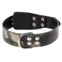 Ошейник "Гамма" кожаный "Хаки" в зоомагазине Лепшы Сябар