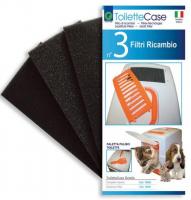 Фильтр для туалета "Set 3 ricambixfiltro toilett" в зоомагазине Лепшы Сябар