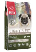 BLITZ Sensitive Adult Light & Fit (индейка) в зоомагазине Лепшы Сябар