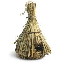 Гнездо-домик для птиц с соломенной крышей, d120*270мм в зоомагазине Лепшы Сябар