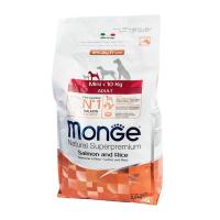 Monge Dog Speciality Adult Mini (лосось, рис) в зоомагазине Лепшы Сябар
