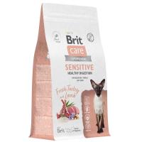 Brit Care Cat Sensitive Healthy Digestion (индейка, ягненок) в зоомагазине Лепшы Сябар