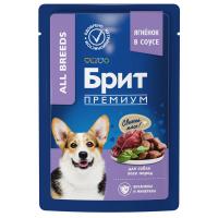 Brit Premium Pouches (ягненок в соусе), 85 г в зоомагазине Лепшы Сябар