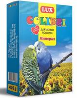 Корм сухой COLIBRI LUX  для мелких попугаев с минералами, 500 г в зоомагазине Лепшы Сябар