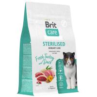 Brit Care Cat Sterilised Urinary Care (индейка, утка) в зоомагазине Лепшы Сябар