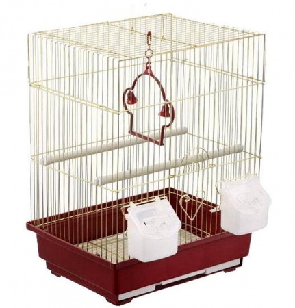 Happy Animals Клетка для птиц А105 Gold в зоомагазине Лепшы Сябар