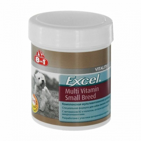 8in1 Excel Multi Vitamin Small Breed, 70 таб. в зоомагазине Лепшы Сябар