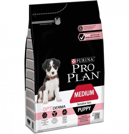 Pro Plan Puppy Sensitive (лосось, рис) в зоомагазине Лепшы Сябар