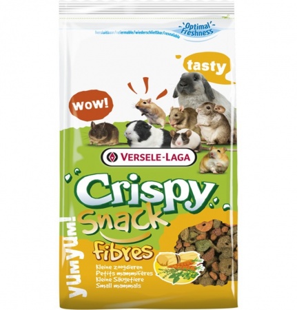 Versele Laga Crispy Snack Fibres смешанный корм для грызунов с овощами в зоомагазине Лепшы Сябар