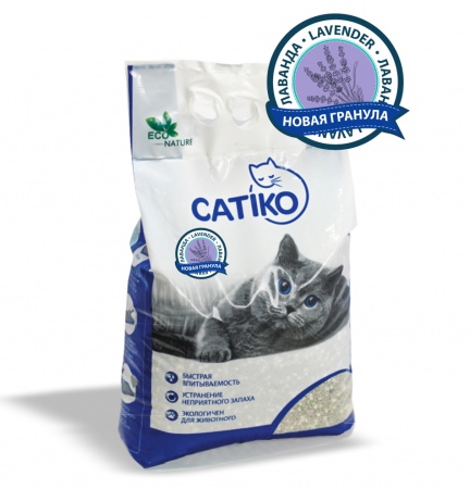 CATIKO лаванда (комкующийся) в зоомагазине Лепшы Сябар