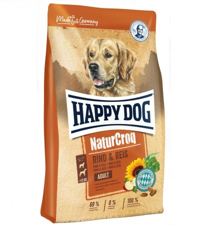 Happy Dog NaturCroq (говядина, рис) в зоомагазине Лепшы Сябар