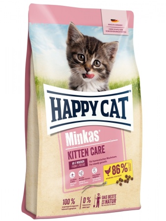 Happy Cat Minkas Kitten Care (домашняя птица) в зоомагазине Лепшы Сябар