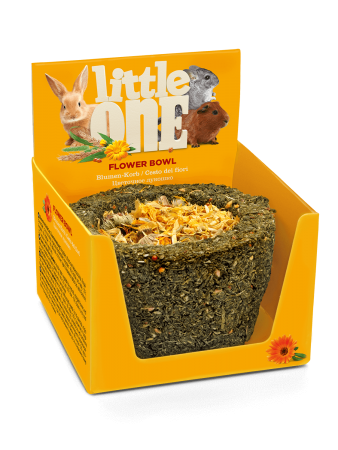 Little One Лукошко цветочное. Лакомство - игрушка для всех видов грызунов, 120 г в зоомагазине Лепшы Сябар
