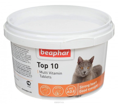 Beaphar Top 10, 180 таб. в зоомагазине Лепшы Сябар