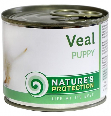 Nature's Protection Puppy (телятина) в зоомагазине Лепшы Сябар