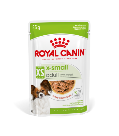Royal Canin X-Small Adult (в соусе), 85 г х 12 шт в зоомагазине Лепшы Сябар