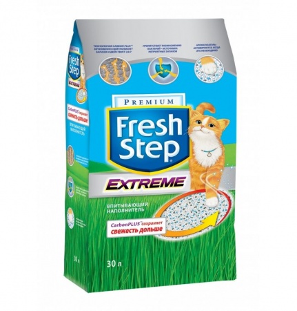 Fresh Step Extreme для кошек Контроль запахов (комкующийся) в зоомагазине Лепшы Сябар