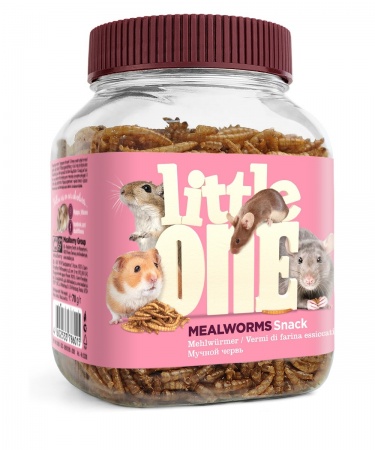 Little One Мучной червь, 70 г в зоомагазине Лепшы Сябар